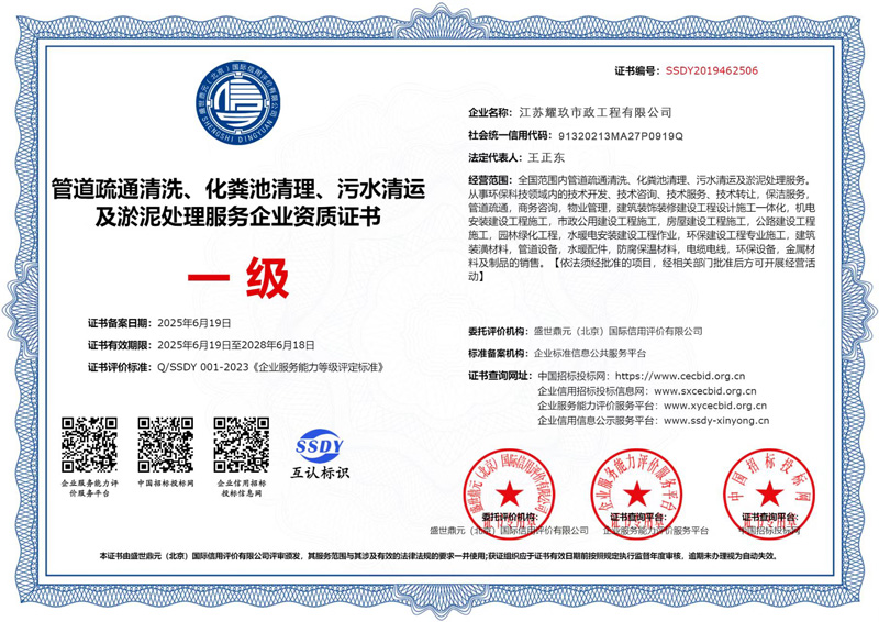 昌平企业资质证书